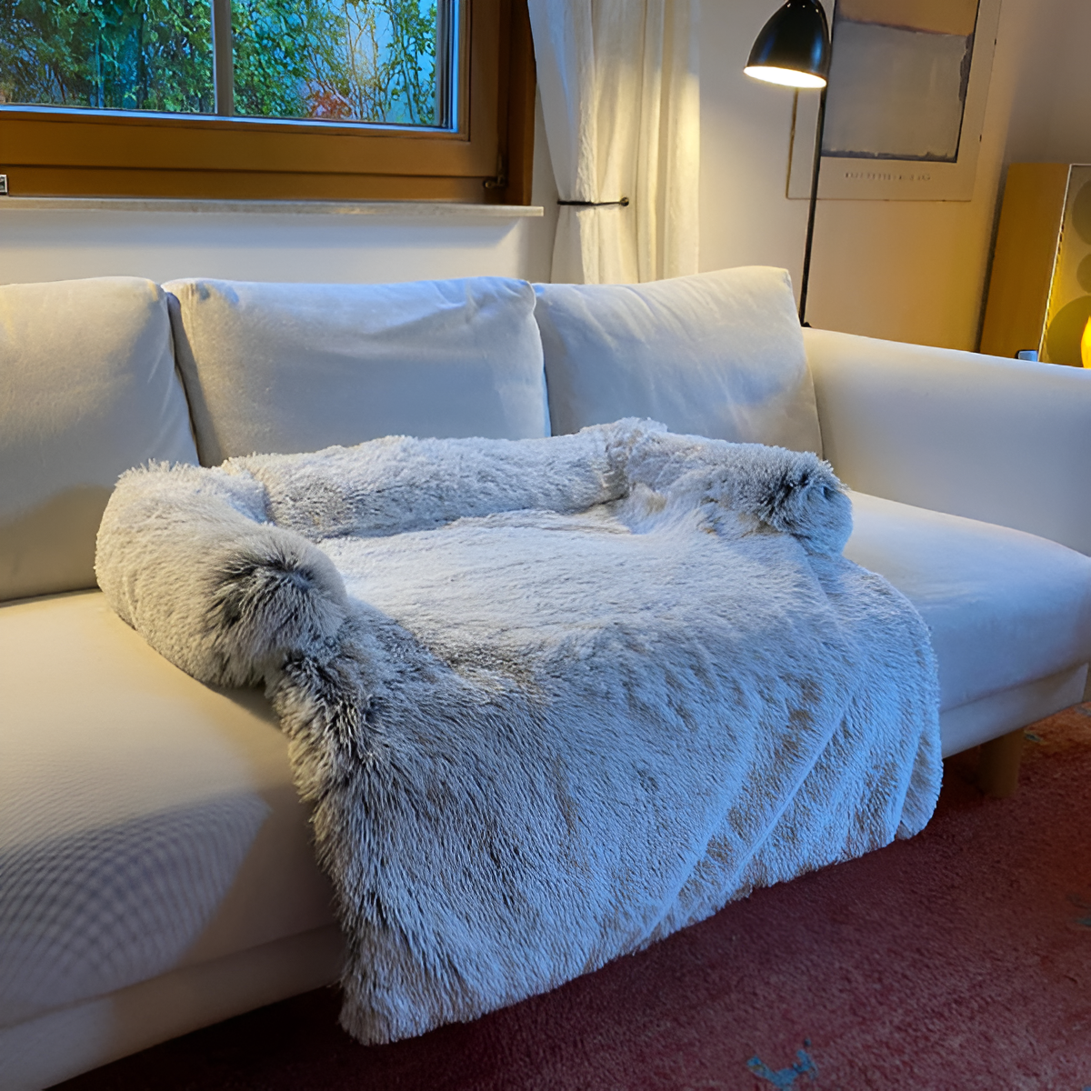 Comfy Plush Dog Sofa