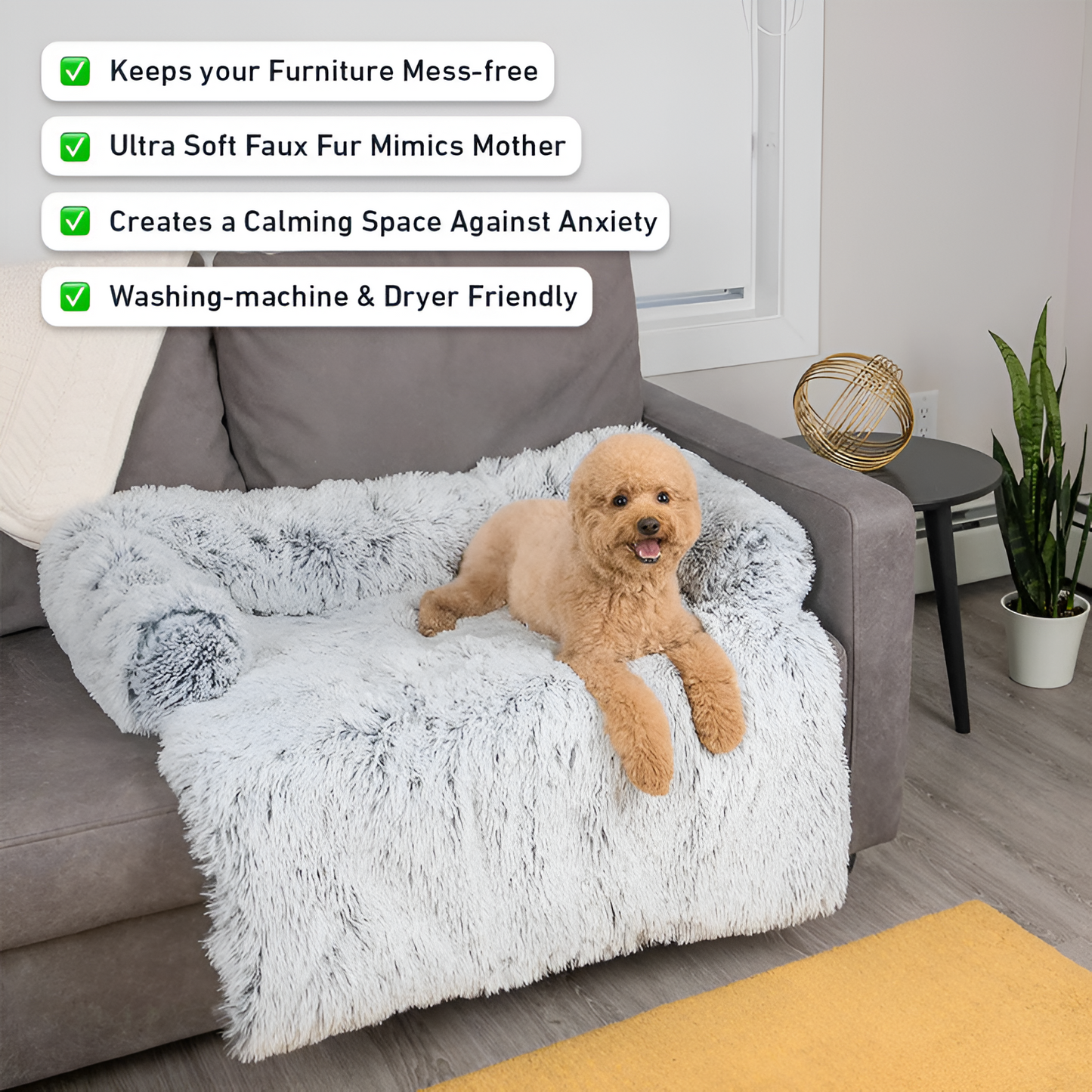 Comfy Plush Dog Sofa