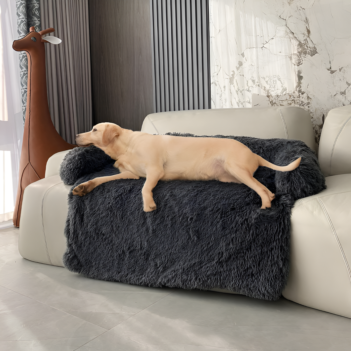 Comfy Plush Dog Sofa