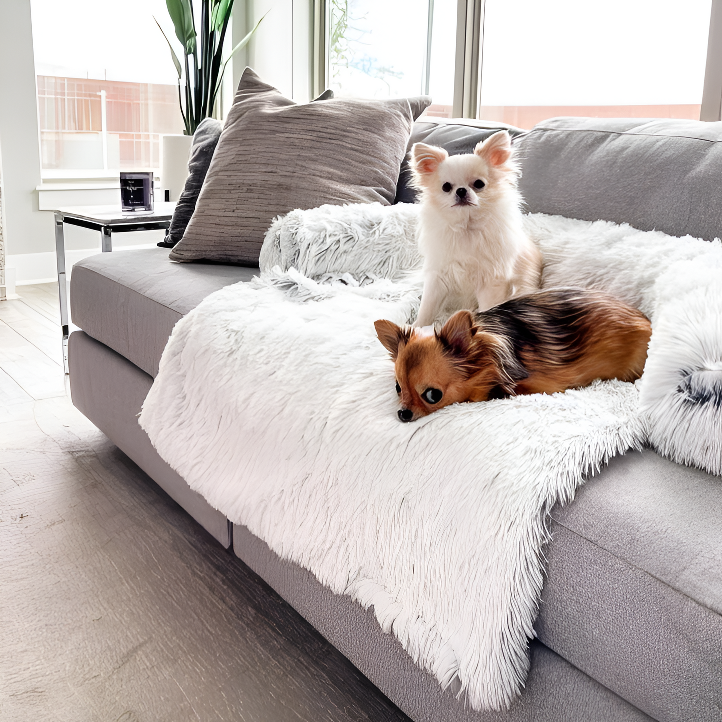 Comfy Plush Dog Sofa
