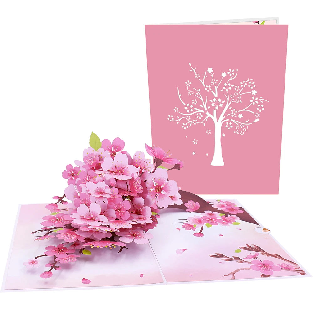 Cymbidium Orchids 3D Pop-Up Card