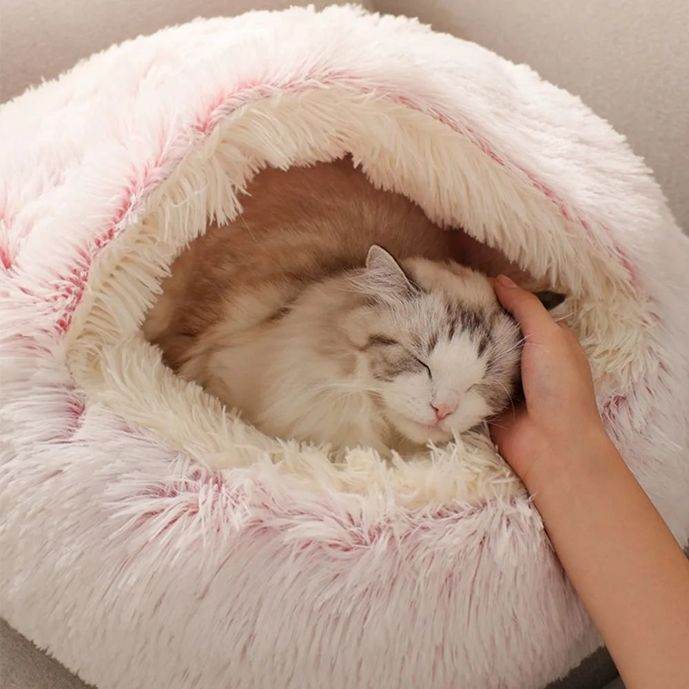 Enclosed Soft Cat Nest